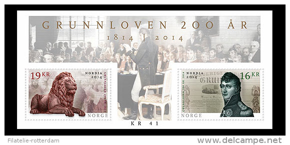 Noorwegen / Norway - Postfris / MNH - Sheet Nordia Postzegeltentoonstelling 2014 - Neufs