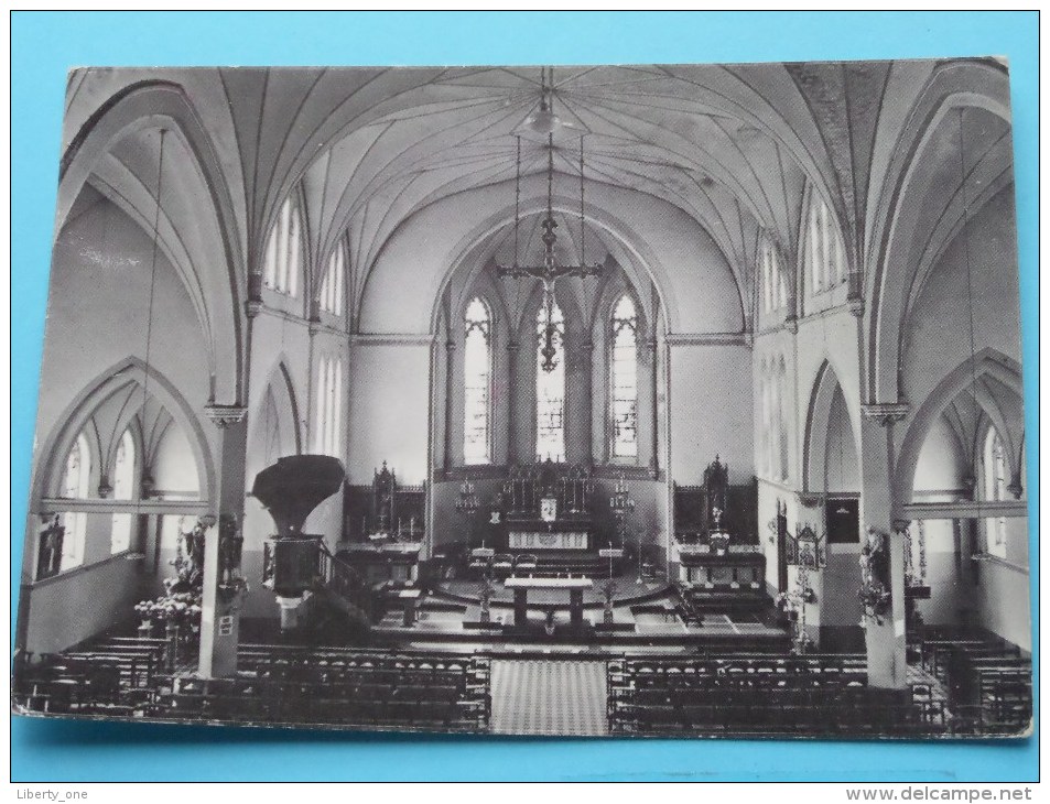 Binnenzicht Kerk St. MONULFUS En GODULFUS - Anno 19?? ( Zie Foto Voor Details ) !! - Bocholt