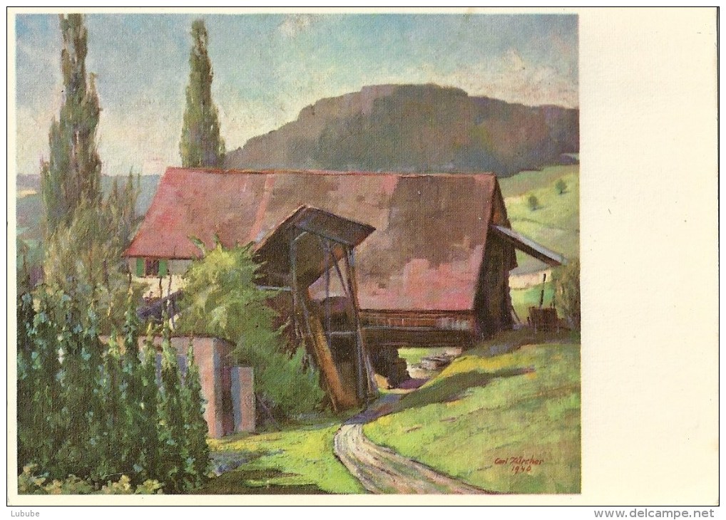 Birmensdorf - Gehöft Weisser Brunnen  (Carl Zürcher)          Ca. 1950 - Birmensdorf