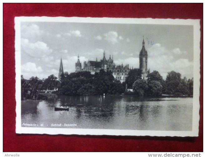 AK Schwerin Schloß Seeseite 1940 - Schwerin