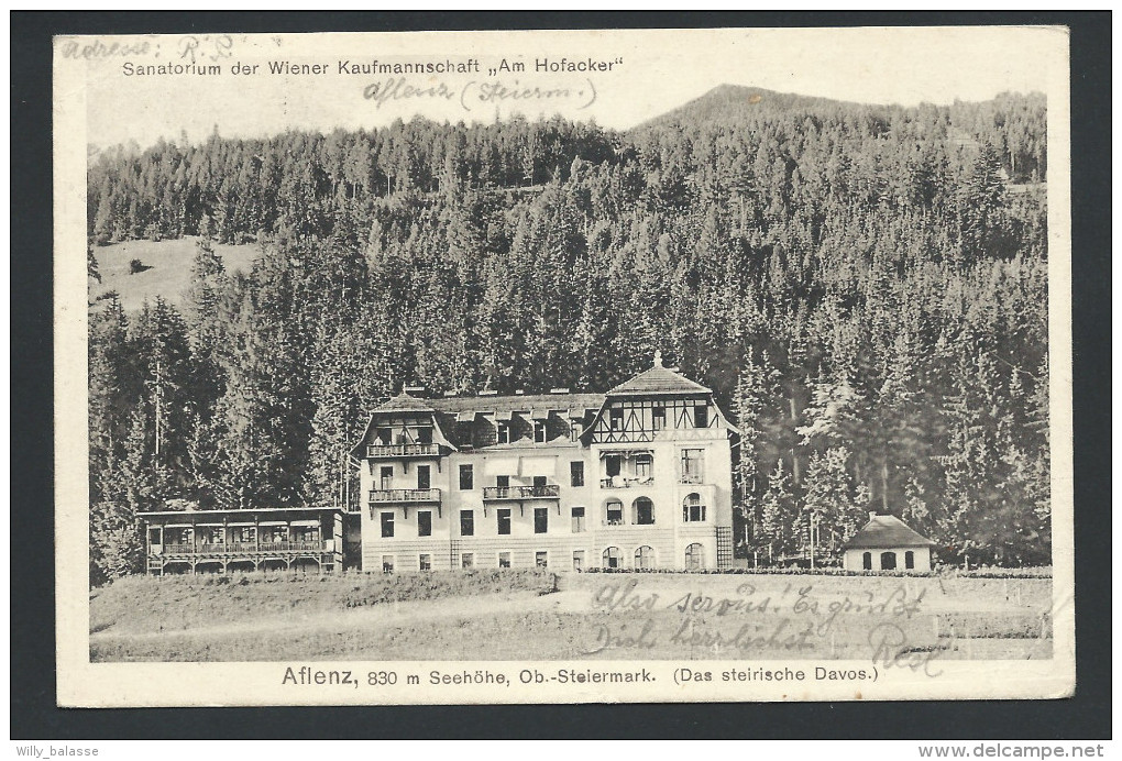 CPA Autriche - Photo Carte - Foto Kaart - AFLENZ - Sanatorium Der Wiener Kaufmannschaft "Am Hofacker"   // - Alfenz