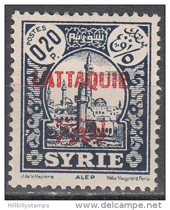 Latakia   Scott No. 3    Unused Hinged    Year  1931 - Unused Stamps