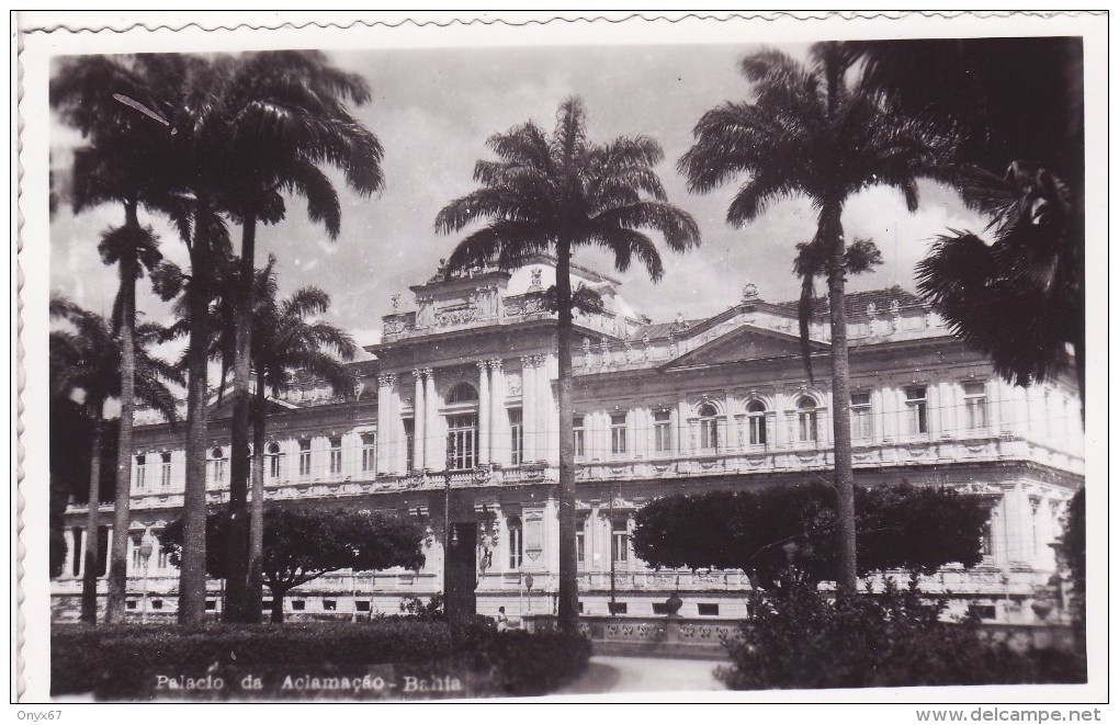 Carte Postale Photo SALVADOR DE BAHIA (Brésil-Brazil-Amérique Du Sud) - Palacio Da Aclamaçao - Avenida Sete De Setembro - Salvador De Bahia