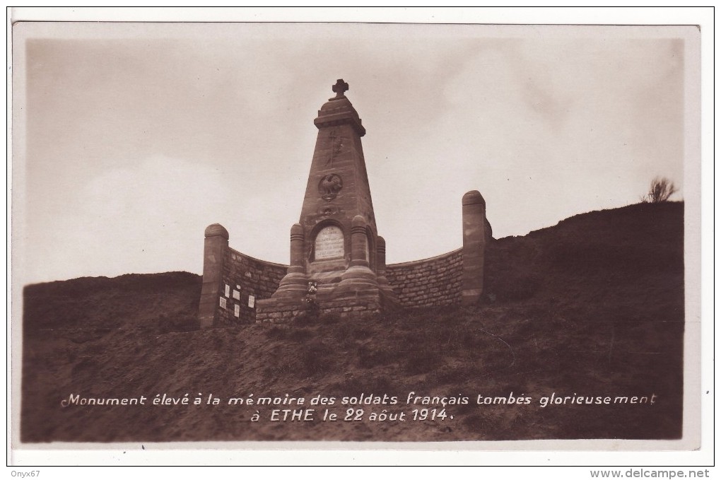 ETHE (Belgique-Province Du Luxembourg) Monument Des Soldats Français En 1914-MILITAIRE-GUERRE 14/18 -KRIEG- - Other & Unclassified