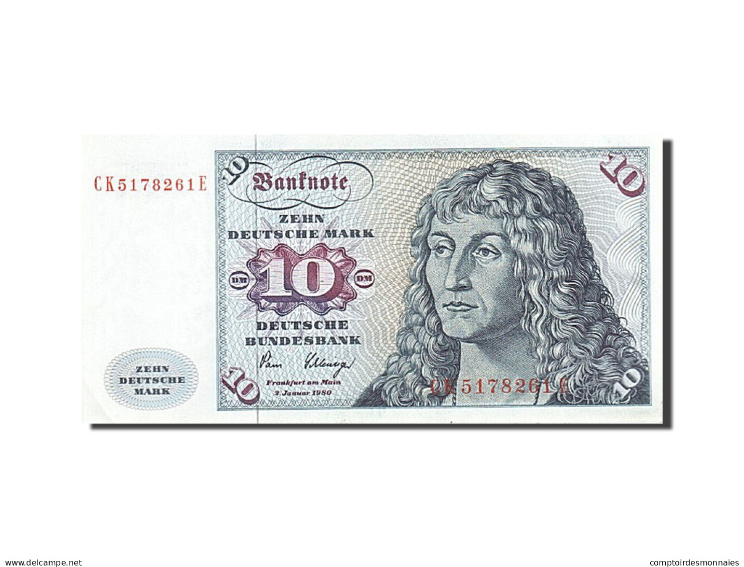 Billet, République Fédérale Allemande, 10 Deutsche Mark, 1970-1980 - 10 DM