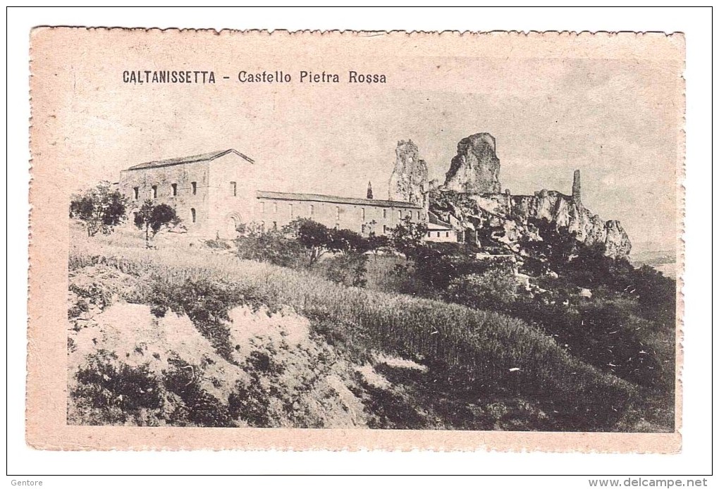 CALTANISSETTA Castello Pietra Rossa  Per Roma 16- 9-1926 Very Fine Used - Caltanissetta