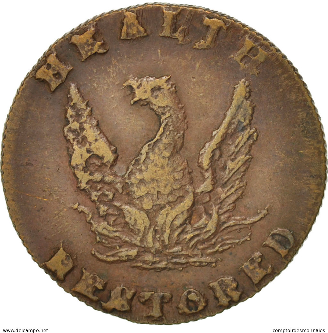 Grande-Bretagne, Jeton, Trades, Dr.-Eady-Farthing, 1825, TTB+, Cuivre - Autres & Non Classés