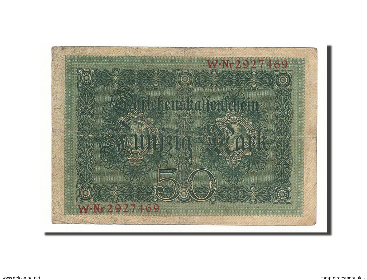 Billet, Allemagne, 50 Mark, 1914, 1914-08-05, KM:49b, TB+ - 50 Mark