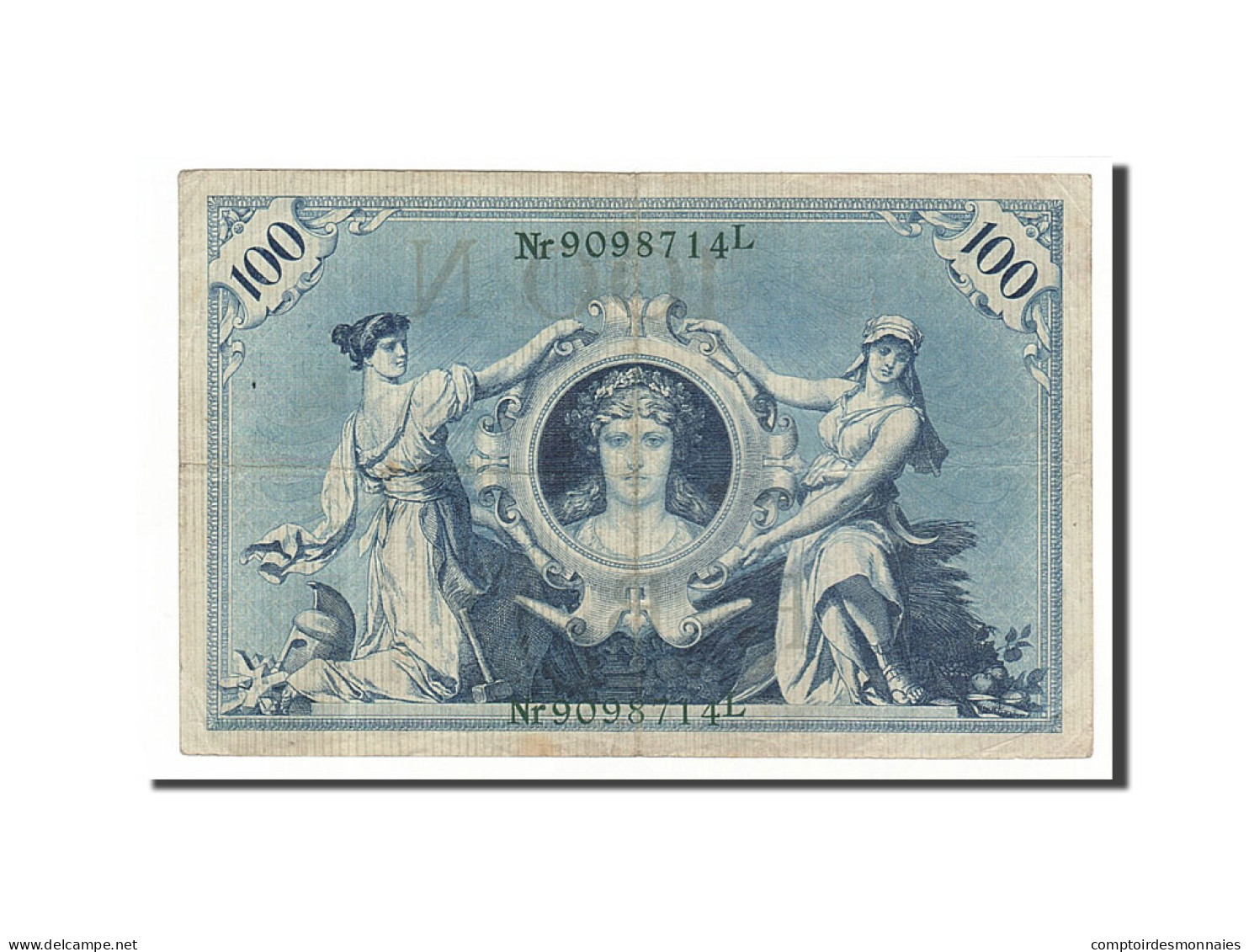 Billet, Allemagne, 100 Mark, 1908, 1908-02-07, KM:34, TTB - 100 Mark