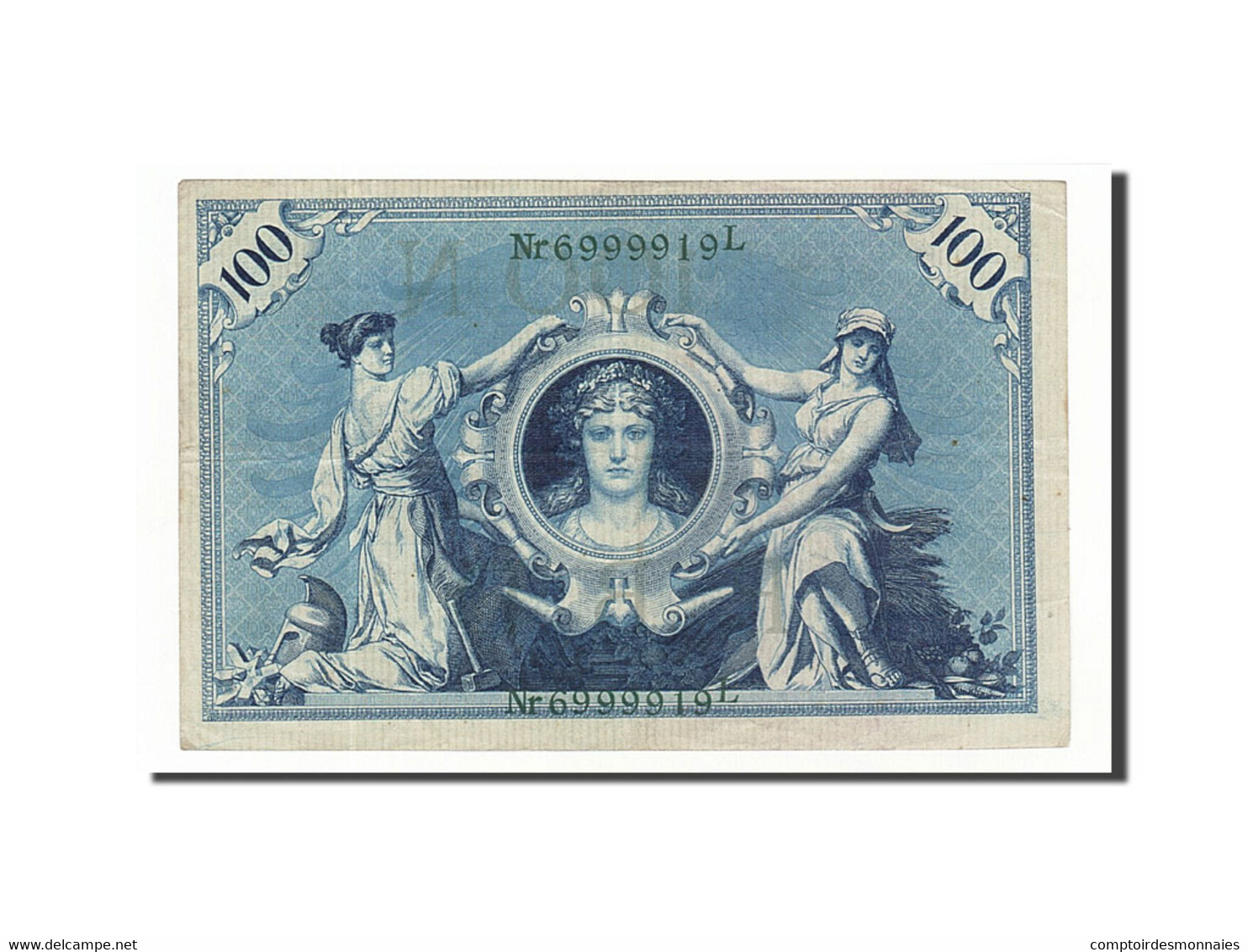 Billet, Allemagne, 100 Mark, 1908, 1908-02-07, KM:34, TTB+ - 100 Mark