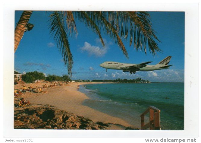 Dec15   72532   Snt Maarten  Arrivée Du Boeng 747 D'air France - Saint-Martin