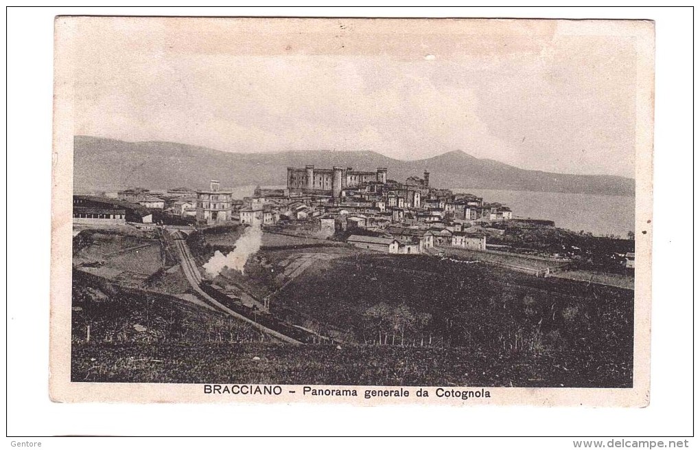 BRACCIANO Panorama Generale Da Cotognola Per Roma 25- 6-1916 Very Fine Used - Other & Unclassified