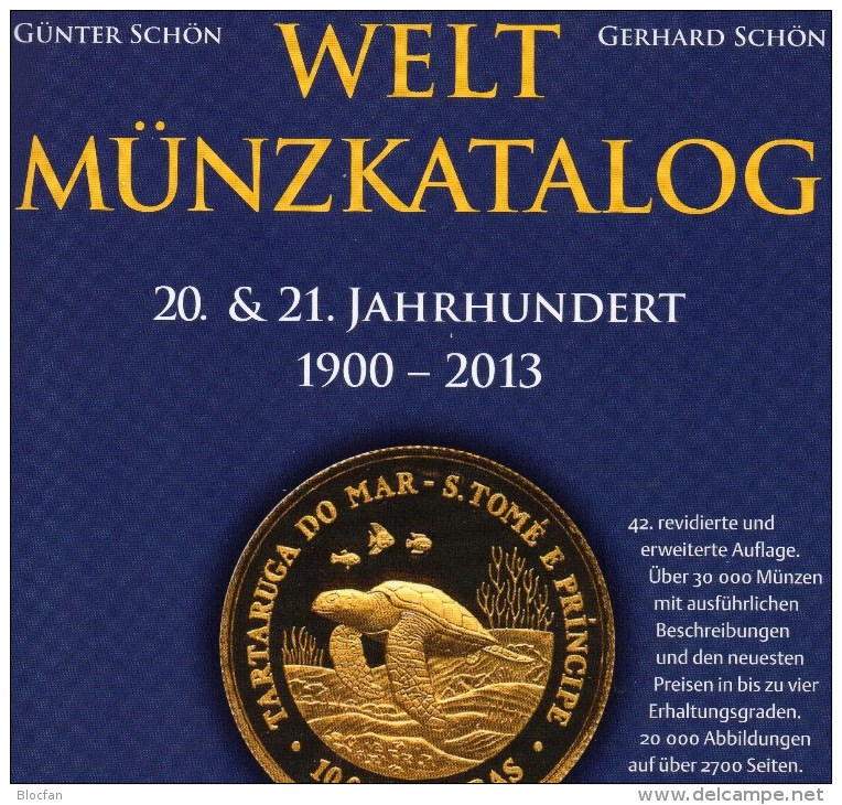 Battenberg Verlag: Welt-Münzkatalog A-Z Schön 2014 New 50€ Münzen 20/21.Jahrhundert Europa Amerika Afrika Asien Ozeanien - Literatur & Software