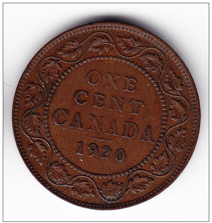 1920 Canada One Cent Coin - Canada