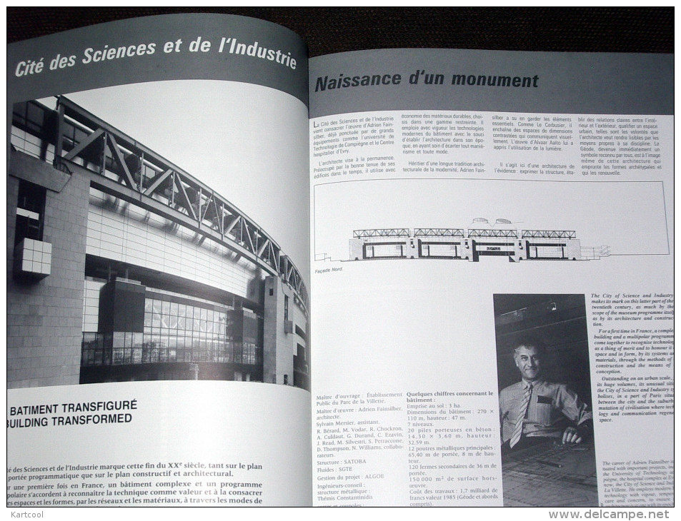 Architecture Spécial Paris La Villette Belle Revue Grand Format De 1987 Nombreuses Photos - 130 Pages - Ile-de-France