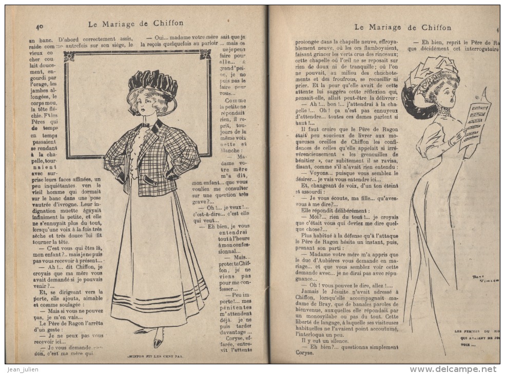 LIVRE ANCIEN - " LE MARIAGE De CHIFFON " -  GYP - Illustrations De René VINCENT - Ed. CALMANN LEVY - 1901-1940