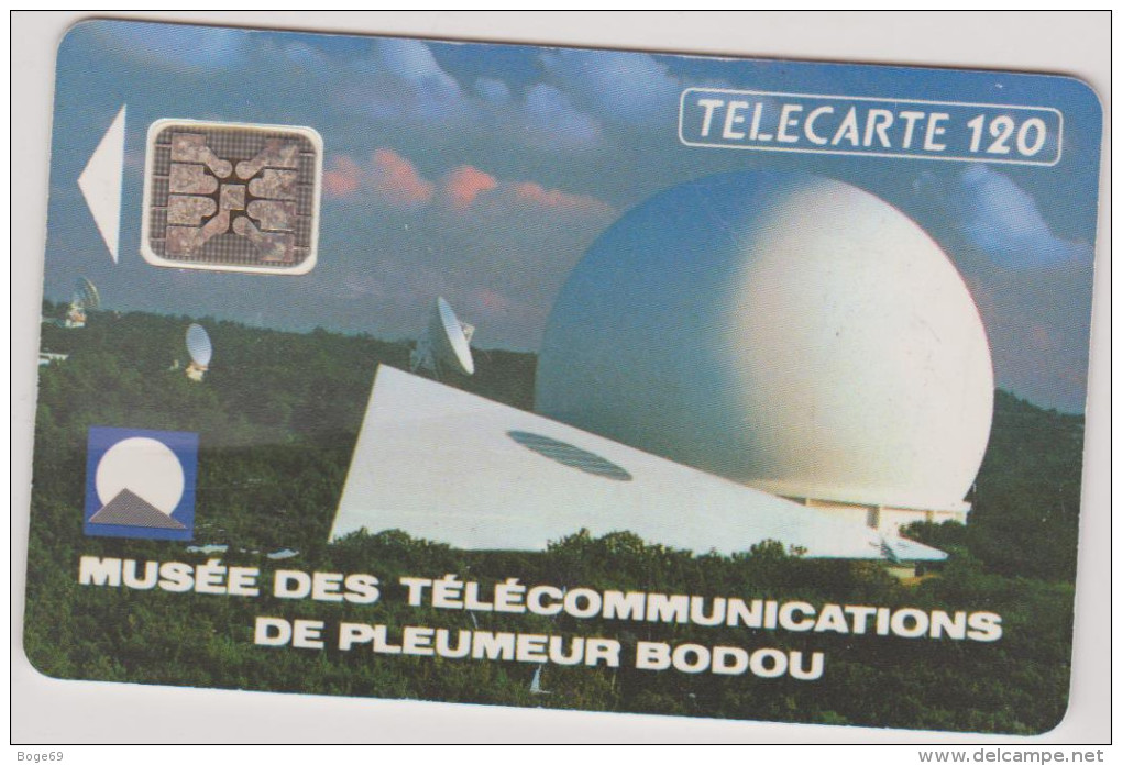 (R) Télécarte , Musee Des Télécommunications  De Pleumeur Bodou, 120 Unités , 1992 - Telefoni