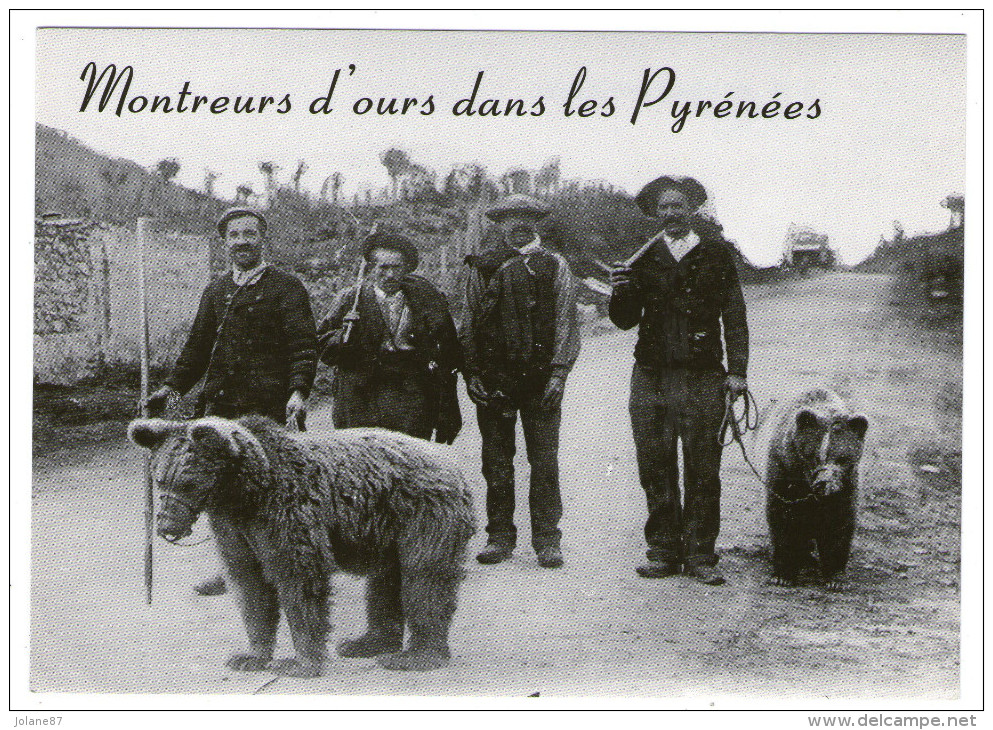 CPM  AU DEBUT DU SIECLE         MONTREURS D OURS DANS LES PYRENEES - Venters