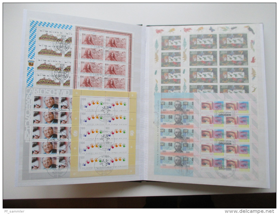 Bund Jahrgang 1996 Sammlung Kleinbogen mit Ersttagsstempel / ** Katalogwert 970€ Saubere Qualität!!