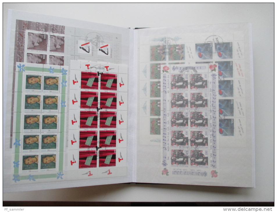 Bund Jahrgang 1996 Sammlung Kleinbogen mit Ersttagsstempel / ** Katalogwert 970€ Saubere Qualität!!