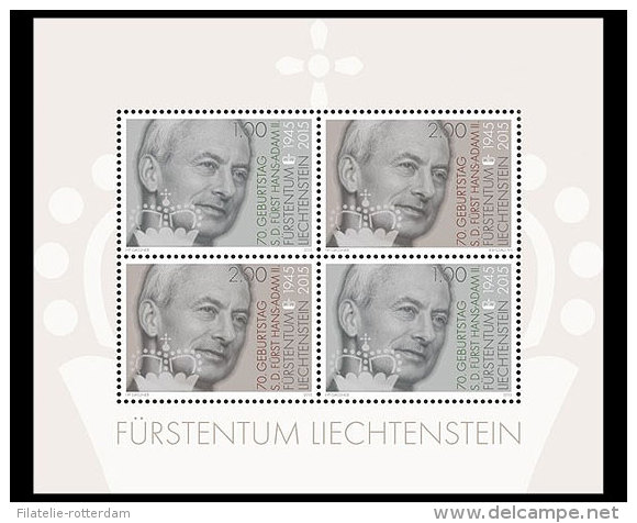 Liechtenstein - Postfris / MNH - Sheet Prins Hans-Adam 2015 NEW! - Nuevos