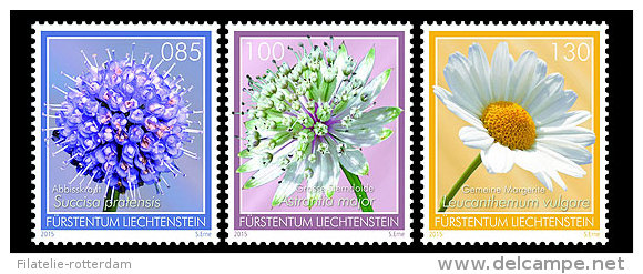 Liechtenstein - Postfris / MNH - Complete Set Weidebloemen 2015 NEW! - Unused Stamps