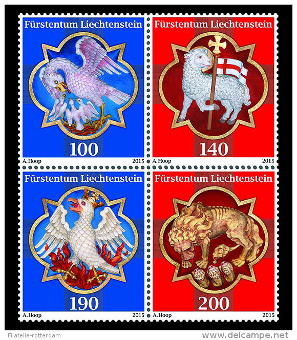 Liechtenstein - Postfris / MNH - Complete Set Kathedraal Van Vaduz 2015 NEW! - Unused Stamps