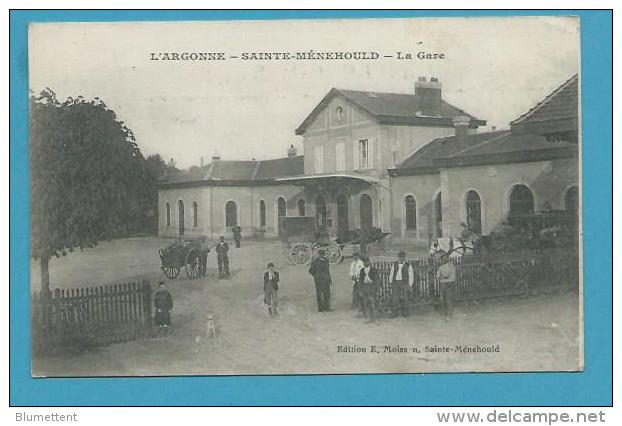 CPA La Gare SAINTE-MENEHOULD - L'ARGONNE 51 - Sainte-Menehould