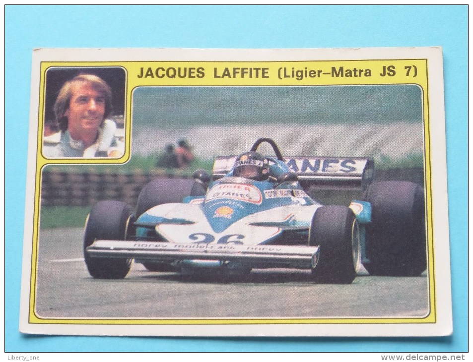 JACQUES LAFFITE ( Ligier-Matra JS 7 ) Super AUTO ( 16 ) Ed. Panini Modena ( Zie Foto Voor Details ) ! - Italiaanse Uitgave