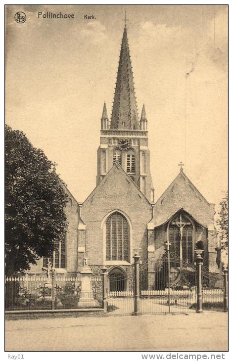 BELGIQUE - FLANDRE OCCIDENTALE - LO-RENINGE - POLLINCHOVE - Kerk. - Lo-Reninge