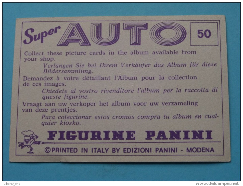 GIULIA Nuova Super 1600 () Super AUTO ( 50 ) Ed. Panini Modena ( Zie Foto Voor Details ) ! - Italiaanse Uitgave