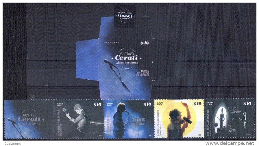 Argentina 2015 **  Carnet Gustavo Cerati. Musica. Cantautor. Rock See Desc. - Booklets