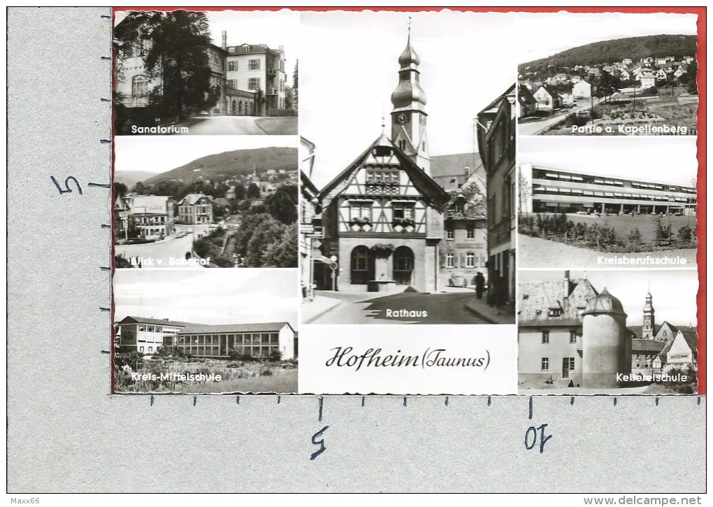 CARTOLINA NV GERMANIA - HOFHEIM AM TAUNUS - Vedutine - 9 X 14 - Hofheim