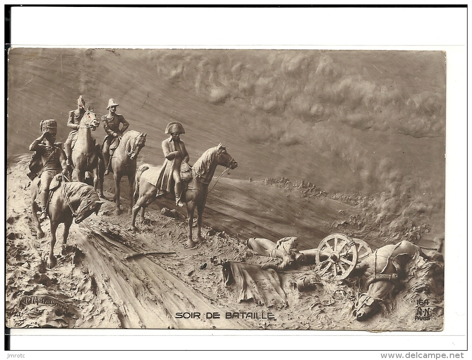 CPA  1916, Soir De Bataille   ( Napoléon 1er ) (164/165) - Usati