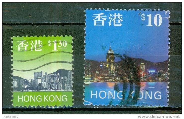 Vues Panoramiques De Hong Kong - HONG KONG - De Nuit - N° 823-831 - 1997 - Oblitérés