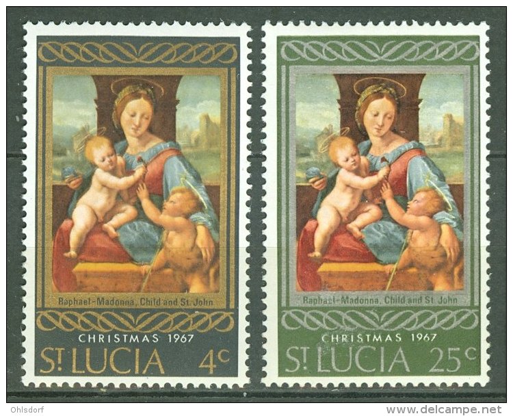 ST. LUCIA 1967: Sc 227 - 228, ** MNH - FREE SHIPPING ABOVCE 10 EURO - Ste Lucie (...-1978)