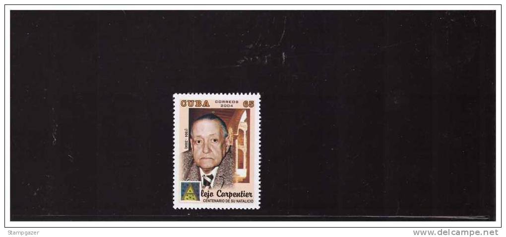 2004 100. BIRTHDAY OF ALEJO CARPENTIER-WRITER AND MUSICIAN 1 VALUE  MNH - Nuevos