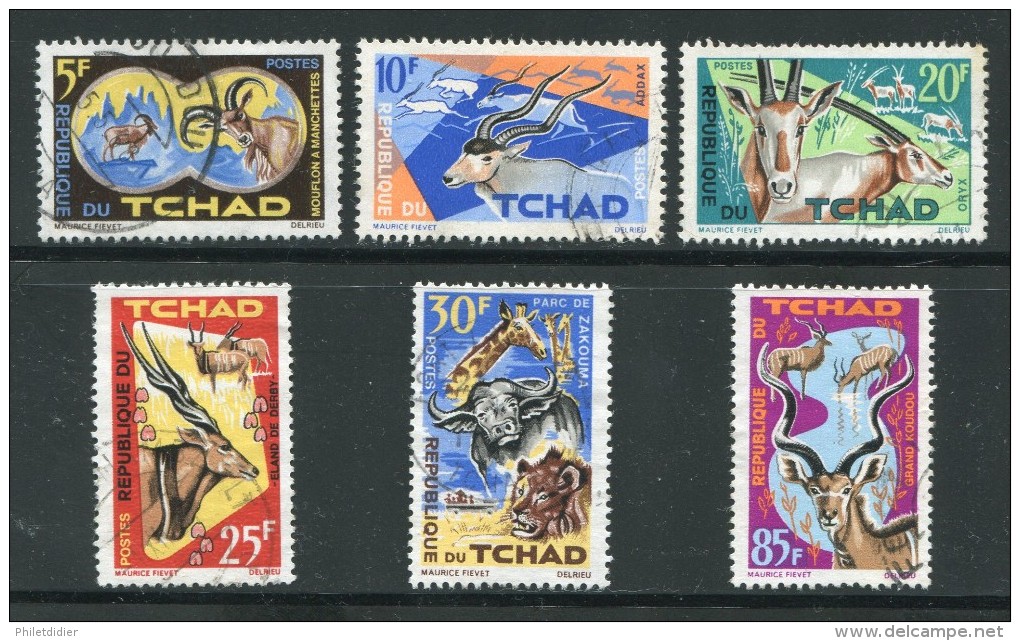 Tchad Y&T N°104 à 109 Oblitérés - Chad (1960-...)