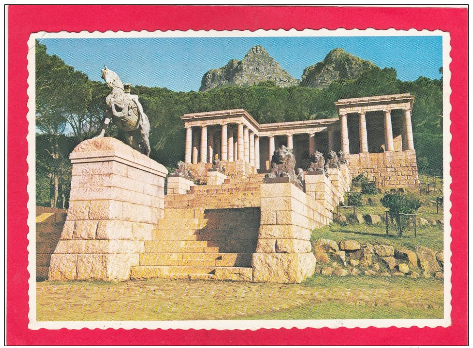 Rhodes Memorial,Cape Town,South Africa,Posted With Stamp, L33. - South Africa