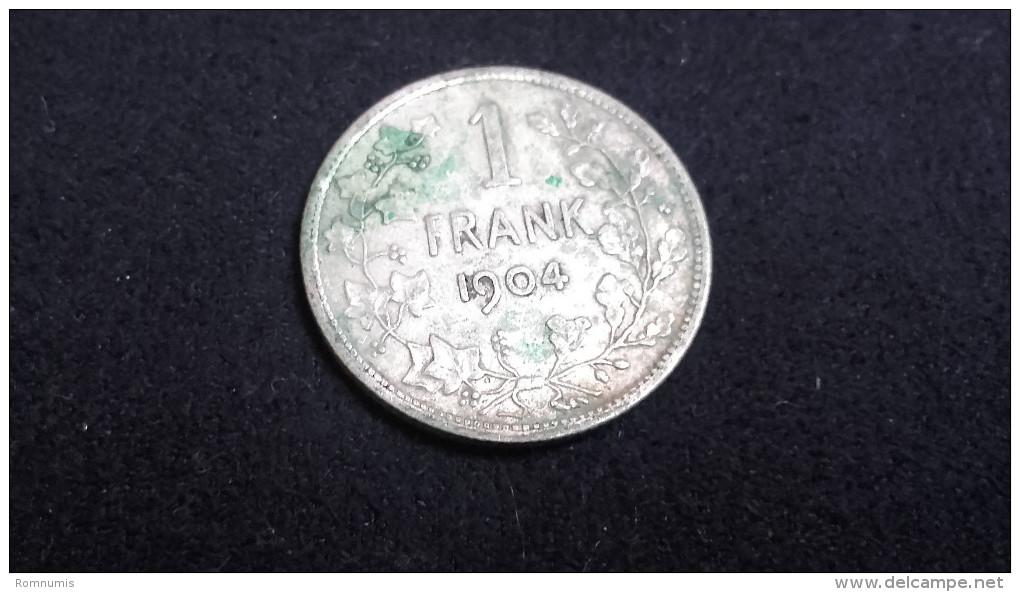 1 Franc 1904 - Léopold II - Type Vinçotte En Néerlandais - 1 Franc