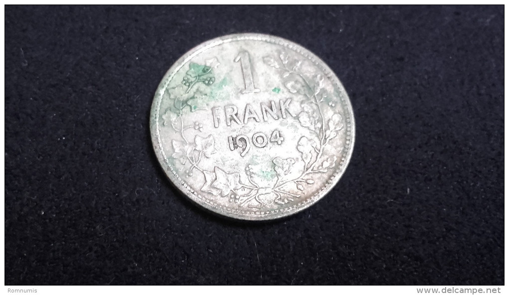 1 Franc 1904 - Léopold II - Type Vinçotte En Néerlandais - 1 Frank