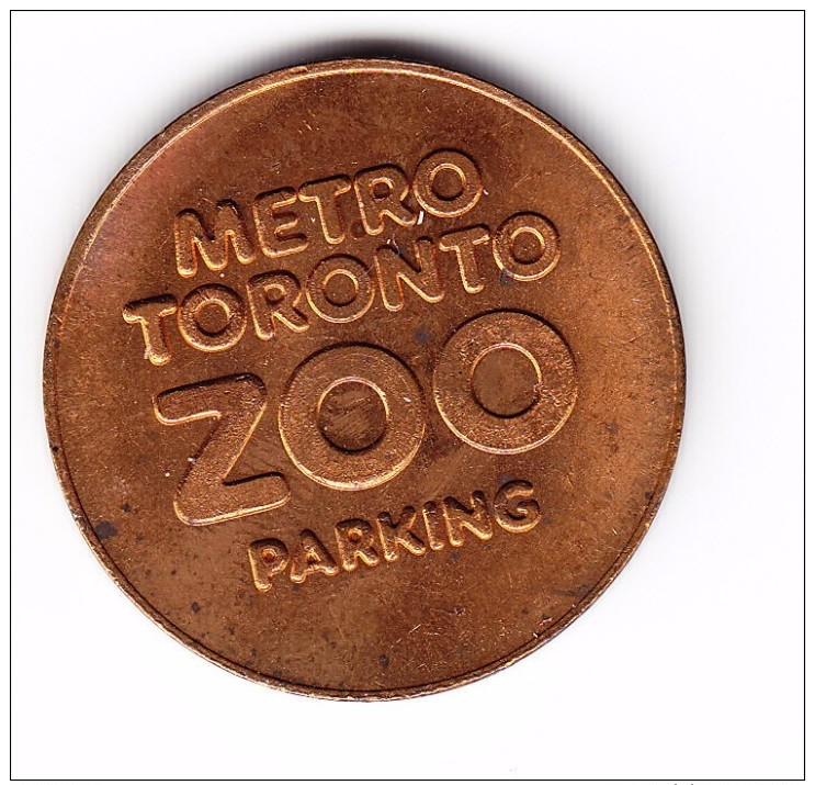 Metro Toronto Zoo Parking Token - Canada