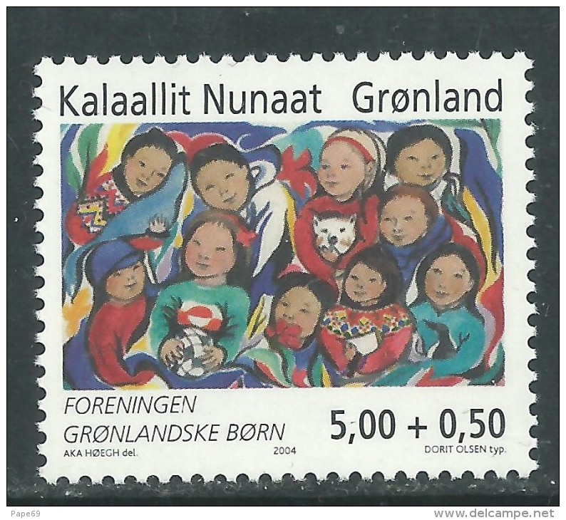 Groenland N°  398  XX 80ème Anniversaire De L´Association Groenlandaise Pour L´enfance, Sans Charnière, TB - Neufs