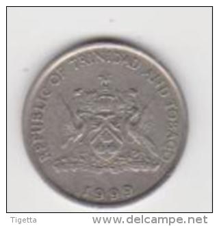 TRINIDAD E TOBAGO  25 CENTS   ANNO 1999 - Trindad & Tobago