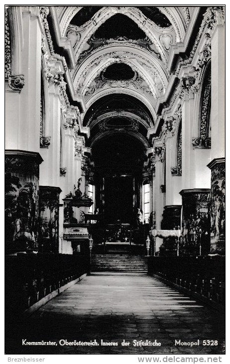 AK KREMSMÜNSTER -Inneres Der Stiftskirche - Karte Nicht Gel. - Kremsmünster