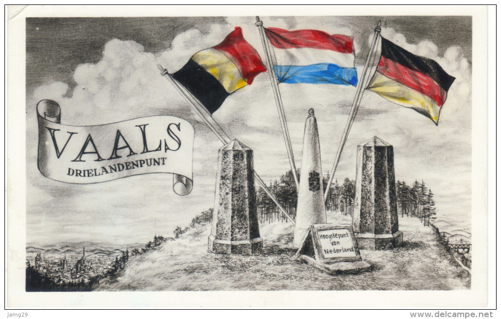 Nederland/Holland, Vaals, Drielandenpunt, 1955 - Vaals