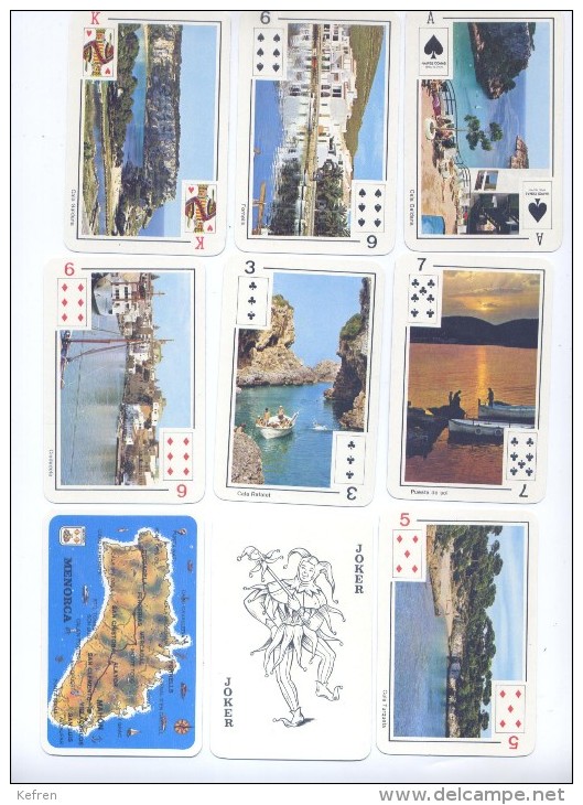 BARAJA DE POKER, PLAYING CARDS DECK, DE MENORCA - Barajas De Naipe