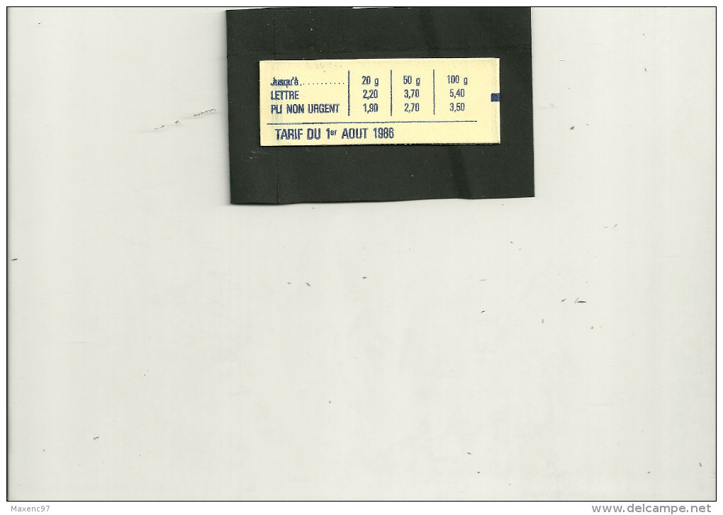 CARNET LIBERTE DE GANDON COMPOSITE YT 1501 AVEC Date 23/2/87 Et 18mm Pointillés - Otros & Sin Clasificación