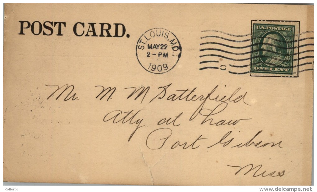 100317 FRANKLIN ISSUE ATTORNEY AT LAW - MERCANTILE AGENCY - 1909  [TEAR AT BOTTOM CENTER - Venters