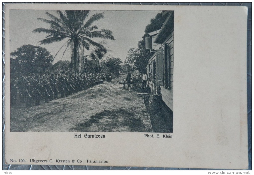 SURINAM SURINAME GUYANE HOLLANDAISE HET GARNIZOEN  PASSAGE EN REVUE GARNISON - Suriname